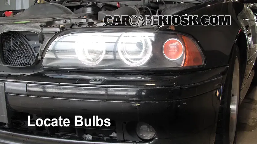 2002 BMW 530i 3.0L 6 Cyl. Lights Turn Signal - Front (replace bulb)